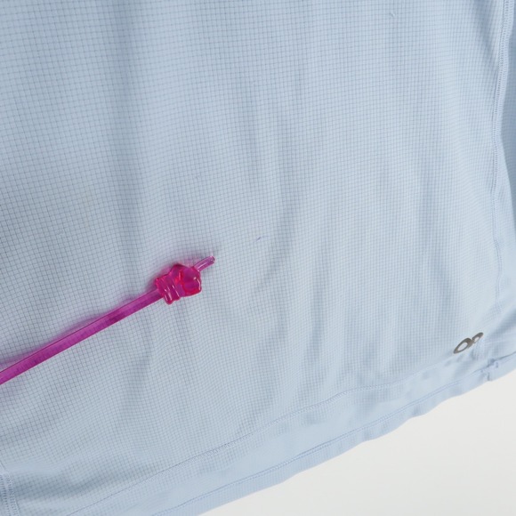 Outdoor Research Echo T Shirt Women Medium Blue Lightweight Hiking Trail Running - Picture 4 of 8